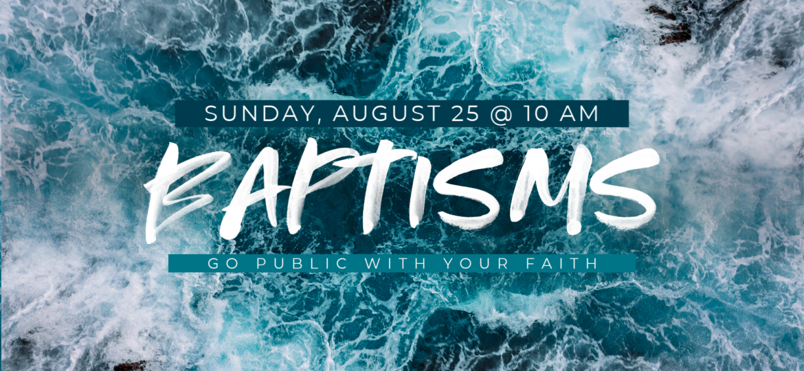Summer Water Baptism Sunday